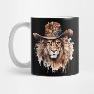 Watercolor Boho Lion #2 Mug